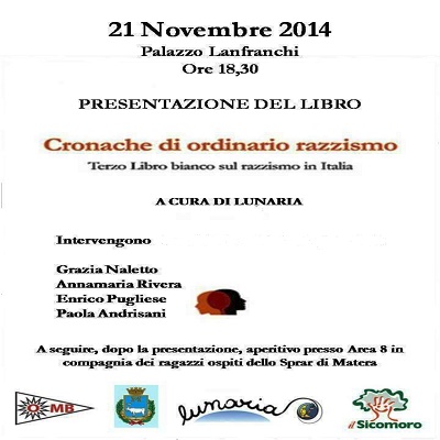 locandina presentazione libro bianco